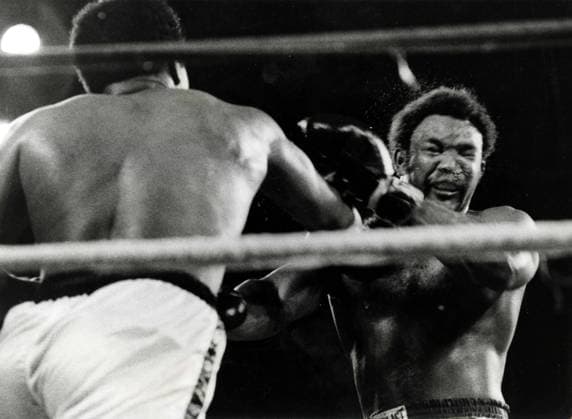 Boxing match between George Foreman and Muhammad Ali, Congo x02340x 