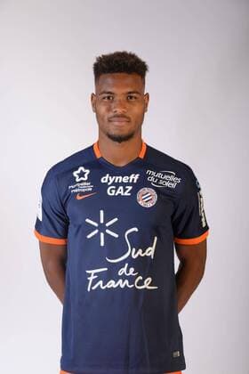 Fußball, Porträttermin Montpellier HSC Steve Mounie - Fussball Frankreich, Offizieller Fototermin, Shooting Montpellier HSC - 07 09 2016 Panoramic Panoramic 