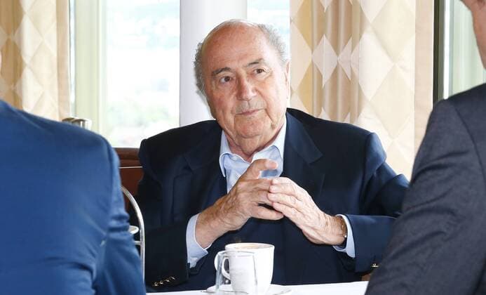 07.09.2016 Zürich , SCHWEIZ , Sepp Blatter im Restaurant Sonnenberg in Zürich 