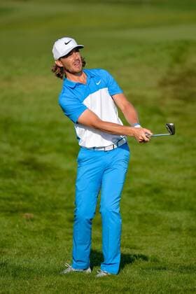 September 7, 2016 - Spijk, Netherlands - Tommy Fleetwood from Englands on the fairway of the 14th hole during the European Tour, KLM Open held at The Dutch on September 7, 2016 in Spijk, Netherlands. KLM Open - Day One  - ZUMAn230