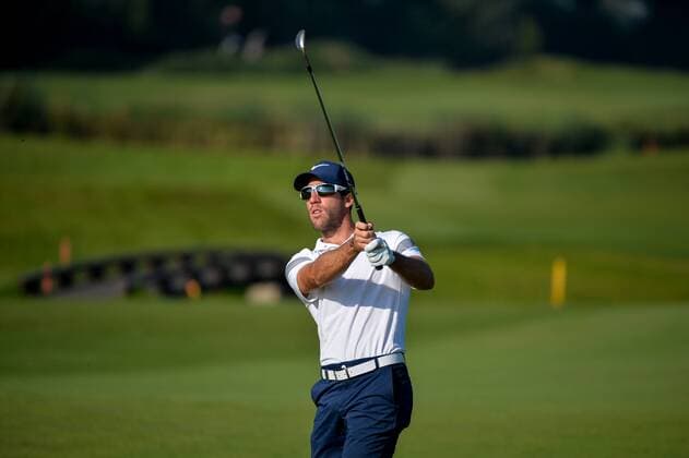 September 7, 2016 - Spijk, Netherlands - Romain Wattel from France on the fairway of the 14th hole during the European Tour, KLM Open held at The Dutch on September 7, 2016 in Spijk, Netherlands. KLM Open - Day One  - ZUMAn230
