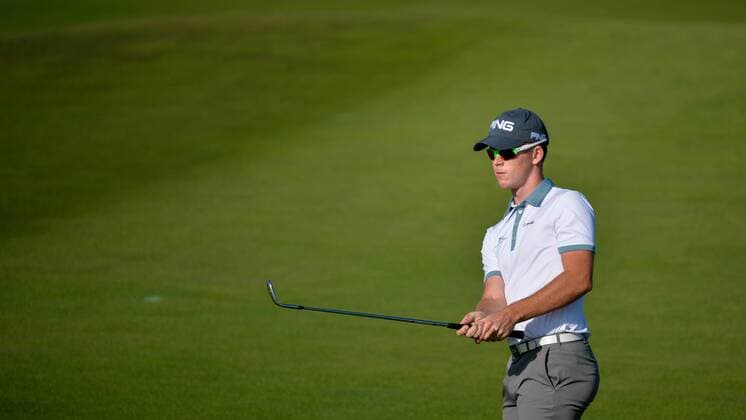 September 7, 2016 - Spijk, Netherlands - Richard Bland from England on the fairway of the 14th hole during the European Tour, KLM Open held at The Dutch on September 7, 2016 in Spijk, Netherlands. KLM Open - Day One  - ZUMAn230