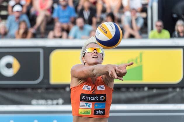 Deutsche smart Beach-Volleyball Meisterschaften 2016, 08.09.2016 Elena Kiesling; Deutsche smart Beach-Volleyball Meisterschaften 2016 am 08.09.2016, Timmendorfer-Strand. xPWx