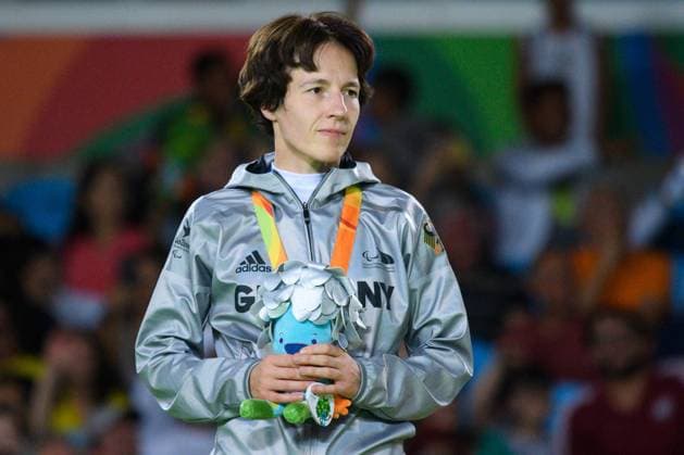 Bilder des Tages - SPORT Rio Paralympics 2016, Judo Damen bis 48kg, Carmen Brussig gewinnt Silber 08.09.2016, Rio de Janeiro, Carioca 3 Paralympische Spiele, Judo, Frauen -48kg, Finale 2. Platz Silber Silbermedaille: Carmen Brussig (GER)