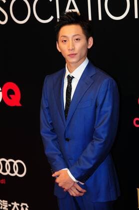 Chinese diving star Lin Yue arrives on the red carpet for the award ceremony of the 2016 GQ Men of The Year in Shanghai, China, 8 September 2016. Chinese sports stars highlight award ceremony of 2016 GQ Men of The Year  20160908_65021