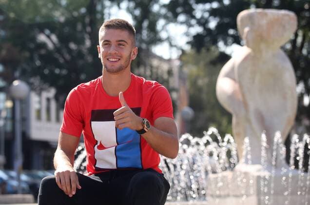 PXL_Borna Coric press conference PK Pressekonferenz 09.09.2016., Zagreb, Croatia - Croatian tennis player Borna Coric during the press conference at the Panorama Hotel.  IgorxKralj PIXSELL