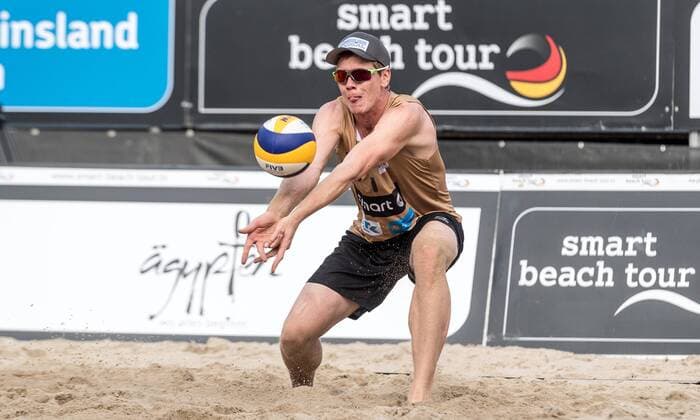 Deutsche smart Beach-Volleyball Meisterschaften 2016, 09.09.2016 Markus Boeckermann; Deutsche smart Beach-Volleyball Meisterschaften 2016 am 09.09.2016, Timmendorfer-Strand. xPWx