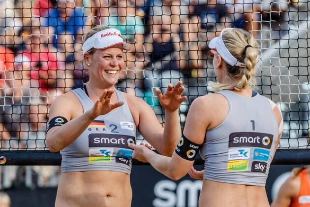 1 Karla Borger 2 Britta Büthe (MTV Stuttgart ) Deutsche Beach-Volleyball Meisterschaften 2016 Timmendorfer Strand