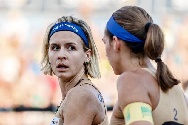 1 Laura Ludwig 2 Kira Walkenhorst (Hamburger SV ) Deutsche Beach-Volleyball Meisterschaften 2016 Timmendorfer Strand