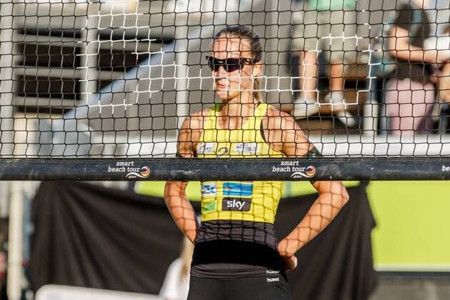 2 Sandra Ittlinger (SV Lohhof ) Deutsche Beach-Volleyball Meisterschaften 2016 Timmendorfer Strand