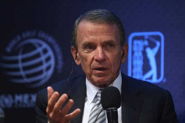 PGA, World Golf Championships Mexico Pressekonferenz in Mexiko-Stadt September 9, 2016 - Df, Mexico - EUM20160909DEP21.JPG .CIUDAD DE MEXICO Golf-World Golf Championships.- Tim Finchem, comisionado del PGA Golf Herren Tour, durante el lanzamiento oficial del World Golf Championships-Mexico Championship, septiembre 9 de 2016. Foto: Agencia EL UNIVERSALGerman EspinosaJMA. GERMAN ESPINNOSA  - ZUMAu78_