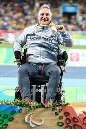 Themen der Woche - SPORT Bilder des Tages - SPORT Rio 2016 Paralympic Games; Rio de Janeiro, 10.09.2016 Daniel Scheil (GER) waehrend der Rio 2016 Paralympic Games am 10.09.2016 im Estadio Olimpico Joao Havelange in Rio de Janeiro (Brazil). Daniel Scheil (GER) during the Rio 2016 Paralympic Games at Estadio Olimpico Joao Havelange, Rio de Janeiro (Brazil) on 2016-09-10. xakx