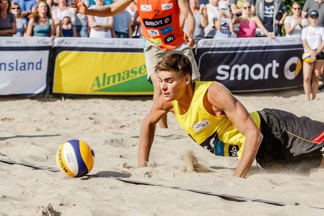 1 Max Betzien (VCO Berlin ) Deutsche Beach-Volleyball Meisterschaften 2016 Timmendorfer Strand