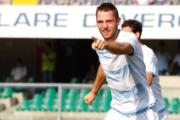 Fußball, Chievo Verona - Lazio Rom IPP20160911 Football - soccer: Serie A, AC Chievo Verona - Lazio Rom, Stefan De Vrij festeggia gol 1-1 (Hinweis: Verwendung nur in Deutschland - only Germany) xHOCHxZWEIx xItalyxPhotoxPressx 