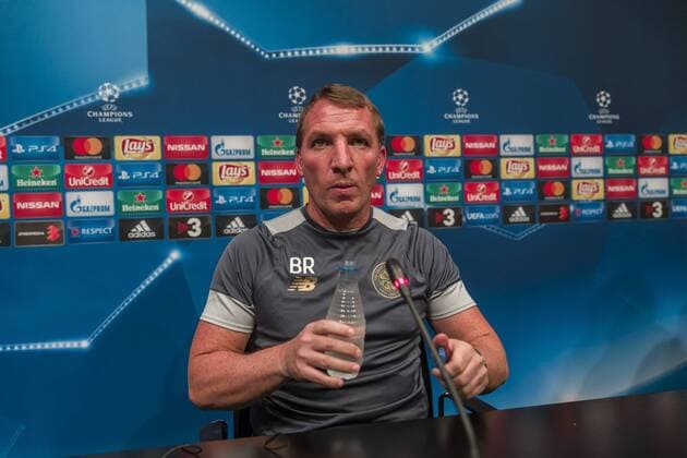 Fußball, CL, PK Celtic Glasgow SPAIN - Sep,12th: Brendan Rodgers during the press conference PK Pressekonferenz before the match between FC Barcelona Barca - Celtic FC, for the round 1 of the Champions League, played at Camp Nou Stadium on 12th Sep 2016 in Barcelona, Spain.  xCordonxPressx xSPAINx-PressxConferencex-xFCxBarcelonax-xCelticxFCx-xChampionsxLeaguex-x2016 17x