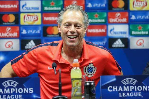 Club s head coach Michel Preud homme pictured during a press conference PK Pressekonferenz of Belgian first division soccer team Club Brugge KV in Brugge, Tuesday 13 September 2016. Brugge is preparing for the first game in the UEFA Champions League competition against English club Leicester City F.C. tomorrow. BRUNOxFAHY  x04930479x