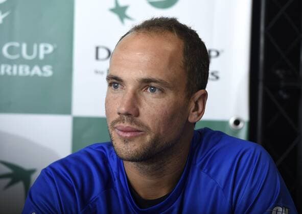 Tennis, DavisCup, Pressekonferenz Brasilien Bruno Soares TENNIS : Conference De Presse Equipe Bresil - Ostende - 13 09 2016 PhotoNews Panoramic 