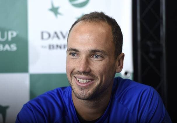 Tennis, DavisCup, Pressekonferenz Brasilien Bruno Soares TENNIS : Conference De Presse Equipe Bresil - Ostende - 13 09 2016 PhotoNews Panoramic 
