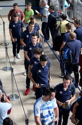 Departure of GNK Dinamo players to France 13.09.2016., Croatia, Zagreb - Departure of GNK Dinamo players to France for the Champions League match against FC Olympique Lyonnais.  IgorxKralj PIXSELL