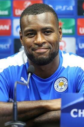 Fußball, CL, Leicester City Pressekonferenz Leicester s Wes Morgan pictured during a press conference PK Pressekonferenz of English soccer club Leicester City F.C. in Brugge, Tuesday 13 September 2016. Leicester is preparing for the first game in the UEFA Champions League competition against Belgian first division soccer team Club Brugge KV tomorrow. BRUNOxFAHY  x04930779x