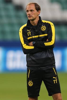 Fußball, CL, Borussia Dortmund Training 13.09.2016 - Warschau, Polen - Fussball, Champions League, Training Borussia Dortmund: Thomas Tuchel (Borussia), team Borussia training before UEFA Champions League match against Legia Warszawa  20160913toja409