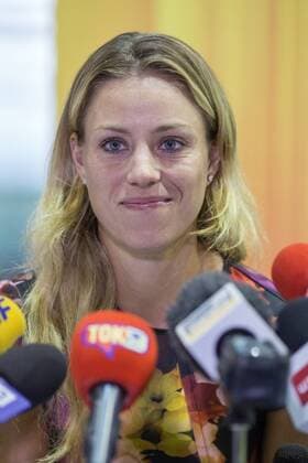 Tennis, Angelique Kerber PK in Puszczykowo 2016.09.13 Angelique Kerber 2016.09.13 Puszczykowo Tennis press conference PK Pressekonferenz with Angelique Kerber after winning US Open  20160913_PF_PJ003