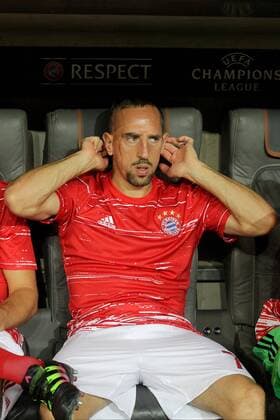 Franck Ribery (FC Bayern Muenchen) auf der Bank, FC Bayern Muenchen vs. FC Rostov, Fussball, Champions League, Gruppenphase, 13.09.2016, Muenchen Copyright: xLangerx xEibner-Pressefotox EP_HLR