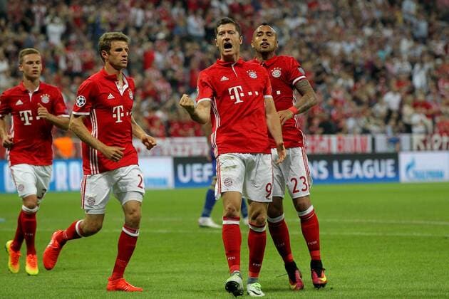Robert Lewandowski (FC Bayern Muenchen) Arturo Vidal (FC Bayern Muenchen), FC Bayern Muenchen vs. FC Rostov, Fussball, Champions League, Gruppenphase, 13.09.2016, Muenchen Copyright: xLangerx xEibner-Pressefotox EP_HLR