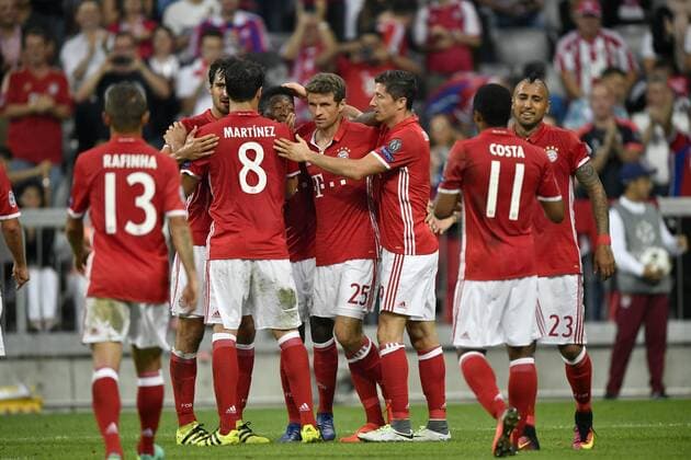 TOR zum 2:0 durch Thomas Müller FC Bayern München Torjubel Champions League CL Gruppenphase FC Bayern München FCB vs FC FK Rostow Rostov 13.09.2016