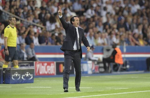 Fußball, CL, Paris St. Germain - FC Arsenal Unai Emery ( PSG ) - Fussball, Champions League, Paris Saint Germain PSG vs. Arsenal FC - 13 09 2016 FedericoPestellini Panoramic 