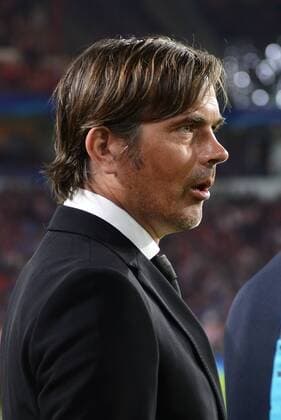 Fußball, CL, PSV Eindhoven - Atletico Madrid Phillip Cocu (Trainer PSV Eindhoven) Eindhoven, Niederlande, 13.09.2016 - Fussball, Champions League, PSV Eindhoven vs. Atletico Madrid
