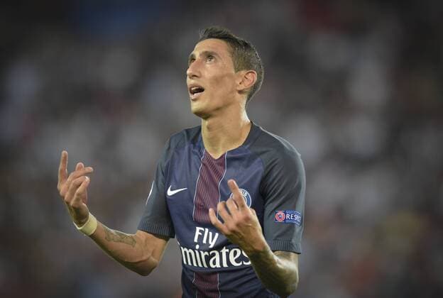 Fußball, CL, Paris St. Germain - FC Arsenal Angel Di Maria ( PSG ) - Fussball, Champions League, Paris Saint Germain PSG vs. Arsenal FC - 13 09 2016 FedericoPestellini Panoramic 