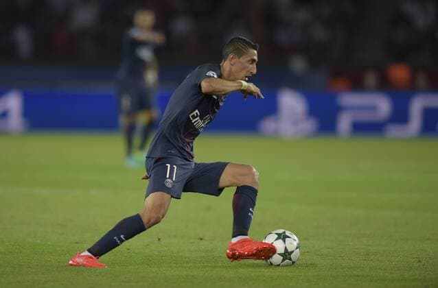 Angel Di Maria ( PSG ) FOOTBALL : Paris St. Germain (PSG) vs Arsenal FC London - Champions League - Paris - 13 09 2016 FedericoPestellinix 