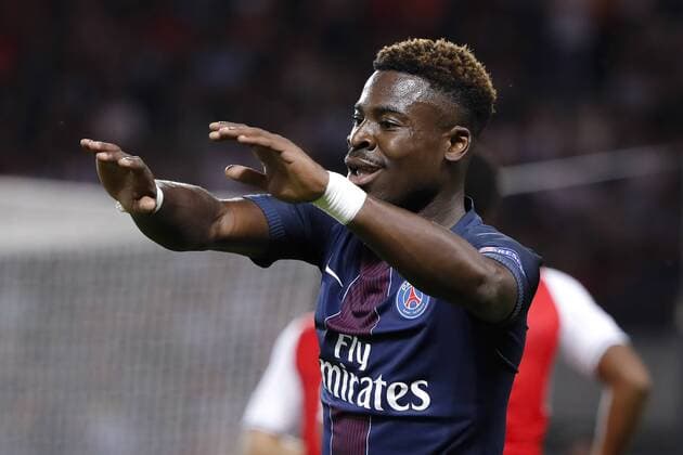 Serge Aurier (psg) FOOTBALL : Paris St. Germain (PSG) vs Arsenal FC London Football Club - UEFA Champions League - 13 09 2016 StephaneAllamanx 