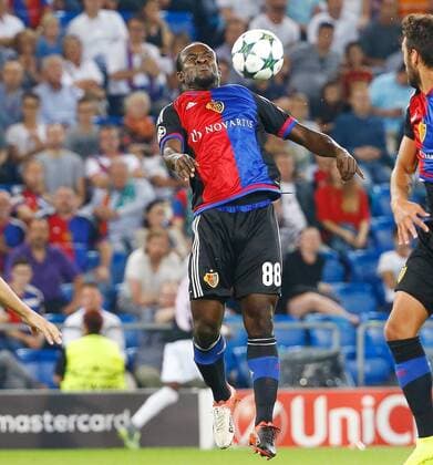 13.09.2016 St Jakob Park Basel , SCHWEIZ , Saison 2016 2017 Herren Fussball Champions League FC Basel - Ludogorets Razgrad Seydou Doumbia (FC Basel) 