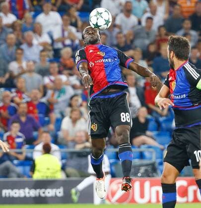 13.09.2016 St Jakob Park Basel , SCHWEIZ , Saison 2016 2017 Herren Fussball Champions League FC Basel - Ludogorets Razgrad Seydou Doumbia (FC Basel) 