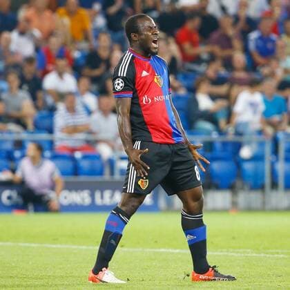 13.09.2016 St Jakob Park Basel , SCHWEIZ , Saison 2016 2017 Herren Fussball Champions League FC Basel - Ludogorets Seydou Doumbia (FC Basel) 