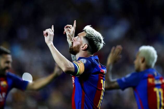 Lionel Messi (Barcelona), SEPTEMBER 13 2016 - Football Soccer : UEFA Champions League Group C match between FC Barcelona Barca 7-0 Celtic FC at Camp Nou stadium in Barcelona, Spain. Noxthirdxpartyxsales  (oqma020199)