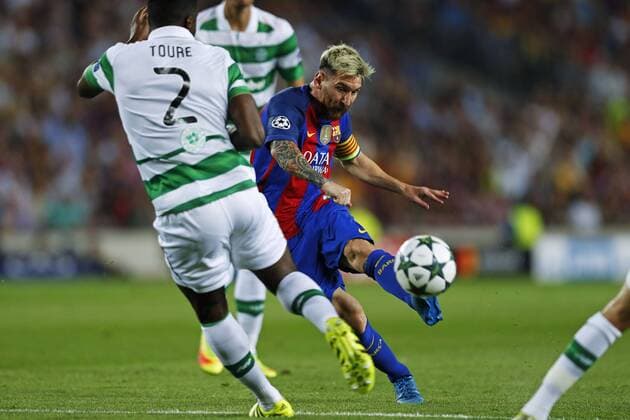Lionel Messi (Barcelona), SEPTEMBER 13 2016 - Football Soccer : UEFA Champions League Group C match between FC Barcelona Barca 7-0 Celtic FC at Camp Nou stadium in Barcelona, Spain. Noxthirdxpartyxsales  (oqma020201)