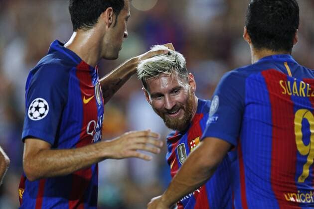 Lionel Messi (Barcelona), SEPTEMBER 13 2016 - Football Soccer : UEFA Champions League Group C match between FC Barcelona Barca 7-0 Celtic FC at Camp Nou stadium in Barcelona, Spain. Noxthirdxpartyxsales  (oqma020212)