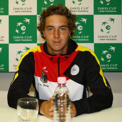Tennis, Herren, 2016, Davis Cup Relegation Deutschland - Polen, Pressekonferenz, Jan-Lennard Struff (Deutschland), 13.09.16,