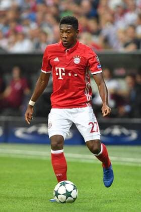 David ALABA (Bayern Muenchen), Aktion,Einzelaktion,Einzelbild, Freisteller,Ganzkoerperaufnahme,ganze Figur. FC Bayern Muenchen-FK Rostow 5-0. Fussball Champions League Gruppenphase am 13.09.2016. A L L I A N Z A R E N A.