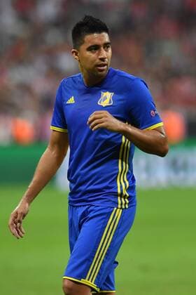 Christian NOBOA (Rostov) ,Aktion,Einzelbild,angeschnittenes Einzelmotiv,Halbfigur,halbe Figur, FC Bayern Muenchen-FK Rostow 5-0. Fussball Champions League Gruppenphase am 13.09.2016. A L L I A N Z A R E N A.