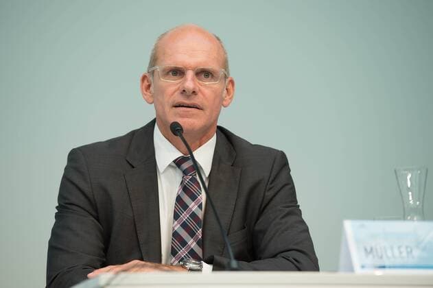 TENNIS - ATP Tennis Herren Erste Bank Open 2016 VIENNA,AUSTRIA,14.SEP.16 - TENNIS - ATP World Tour, Erste Bank Open, press conference PK Pressekonferenz Image shows Ralph Mueller (Wiener Staedtische Versicherung). GEPAxpictures xM.xHoermandinger