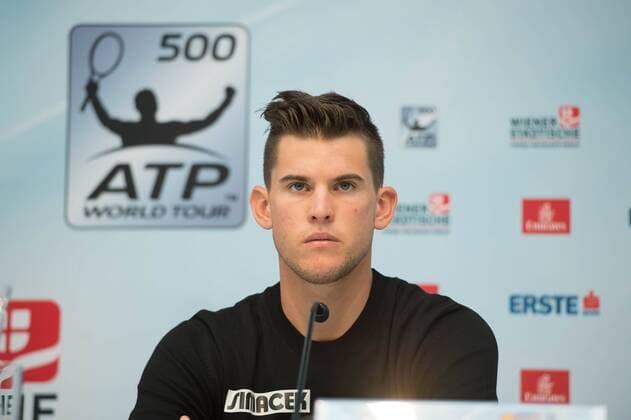TENNIS - ATP Tennis Herren Erste Bank Open 2016 VIENNA,AUSTRIA,14.SEP.16 - TENNIS - ATP World Tour, Erste Bank Open, press conference PK Pressekonferenz Image shows Dominic Thiem (AUT). GEPAxpictures xM.xHoermandinger