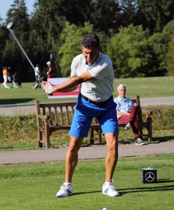 VfB Stuttgart Golf Cup 2016 Deutschland, Marhördt, 13.09.2016, Fussball, 2. Bundesliga, Saison 2016 2017, VfB Stuttgart, Golf Cup 2016: Krassimir Balakov.