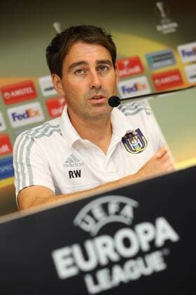 Anderlecht s head coach Rene Weiler pictured during a press conference PK Pressekonferenz of Belgian first league soccer team RSC Anderlecht, Wednesday 14 September 2016. Tomorrow Anderlecht is playing the first game of the group stage of the Europa League competition against Azerbaidjan club FK Gabala, in the group C. VIRGINIExLEFOUR  x04931140x