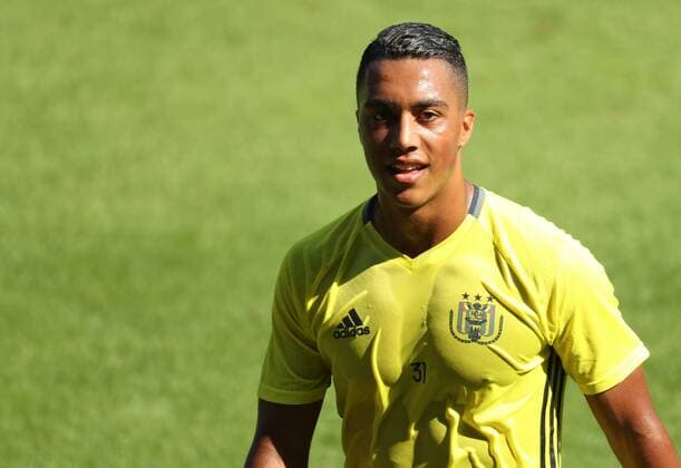 Anderlecht s Youri Tielemans pictured during a training session of Belgian first league soccer team RSC Anderlecht, Wednesday 14 September 2016. Tomorrow Anderlecht is playing the first game of the group stage of the Europa League competition against Azerbaidjan club FK Gabala, in the group C. VIRGINIExLEFOUR  x04931221x