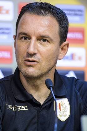Standard s head coach Aleksandar Jankovic pictured during a press conference PK Pressekonferenz of Belgian first league soccer team Standard de Liege in Liege, Wednesday 14 September 2016. Tomorrow Standard is playing the first game of the group stage of the Europa League competition against Spanish club Celta de Vigo, in the group G. NICOLASxLAMBERT  x04931381x