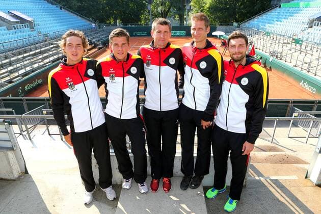 Davis Cup Deutschland vs. Polen - Pressekonferenz auf der Anlage des LTTC Rot-Weiss in Berlin am 13.09.2016. Berlin Copyright: xEibner-Pressefotox EP_pub